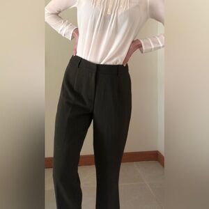 Dark Academia Vintage Tailored 90s Dark Brown Trousers Women’s Pants Size 2p